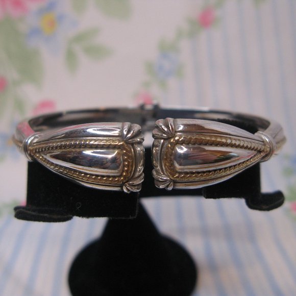 Brighton Spirit Soar Western Style Silver Hinged Bangle Bracelet - Picture 1 of 8